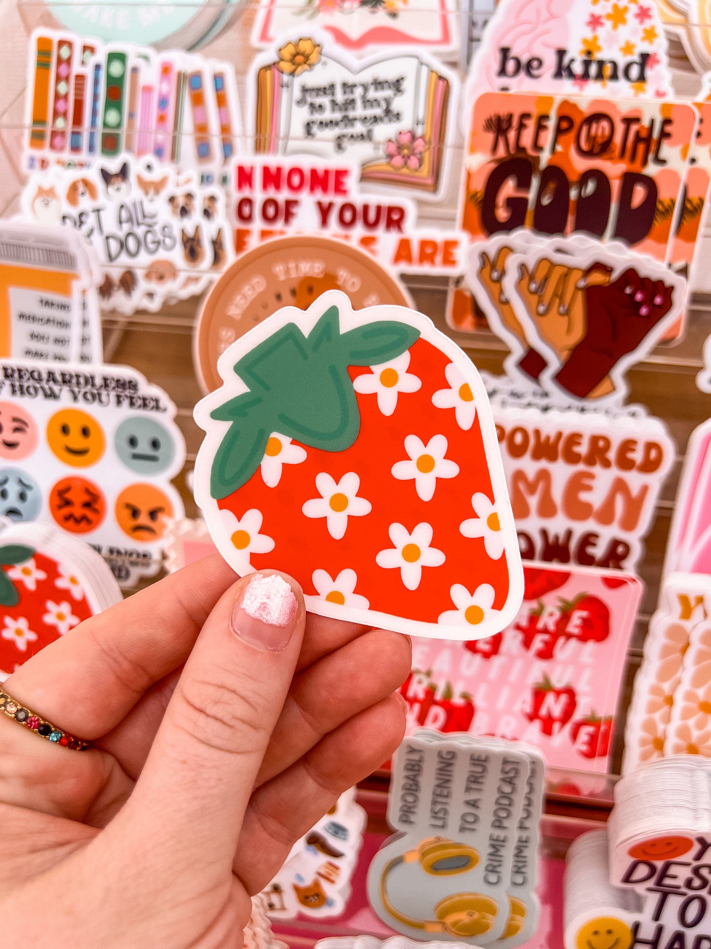 Strawberry Blossom Sticker