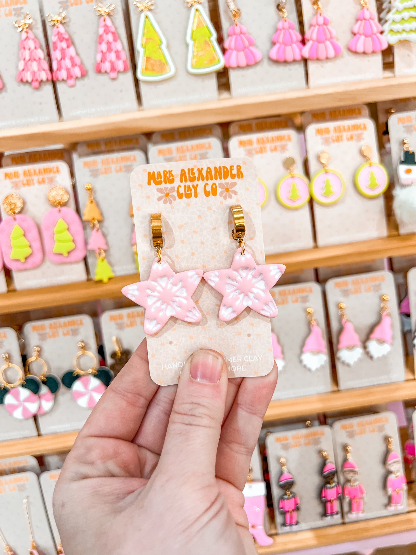 Star Ornament Huggies