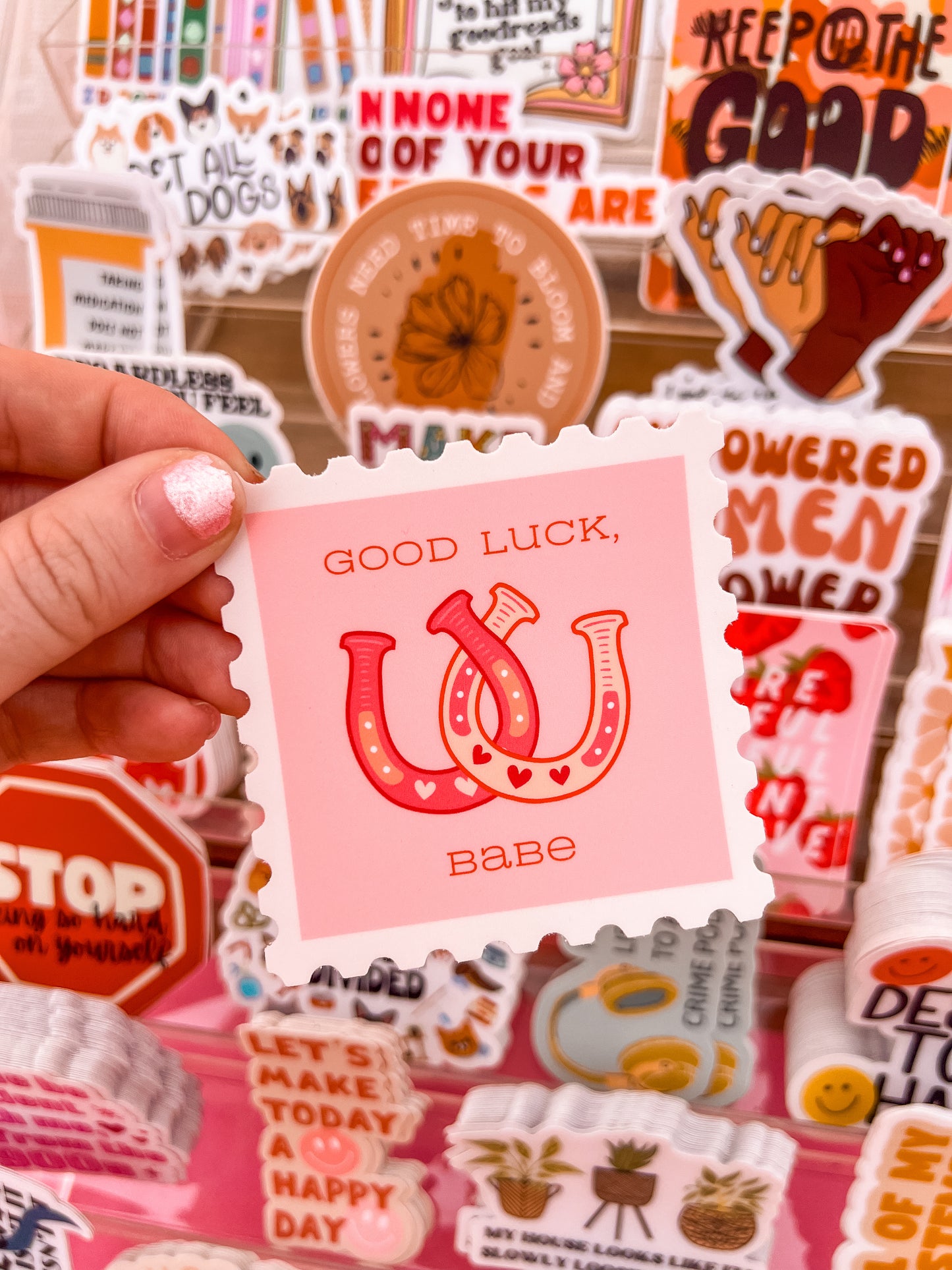 Good Luck Babe Sticker