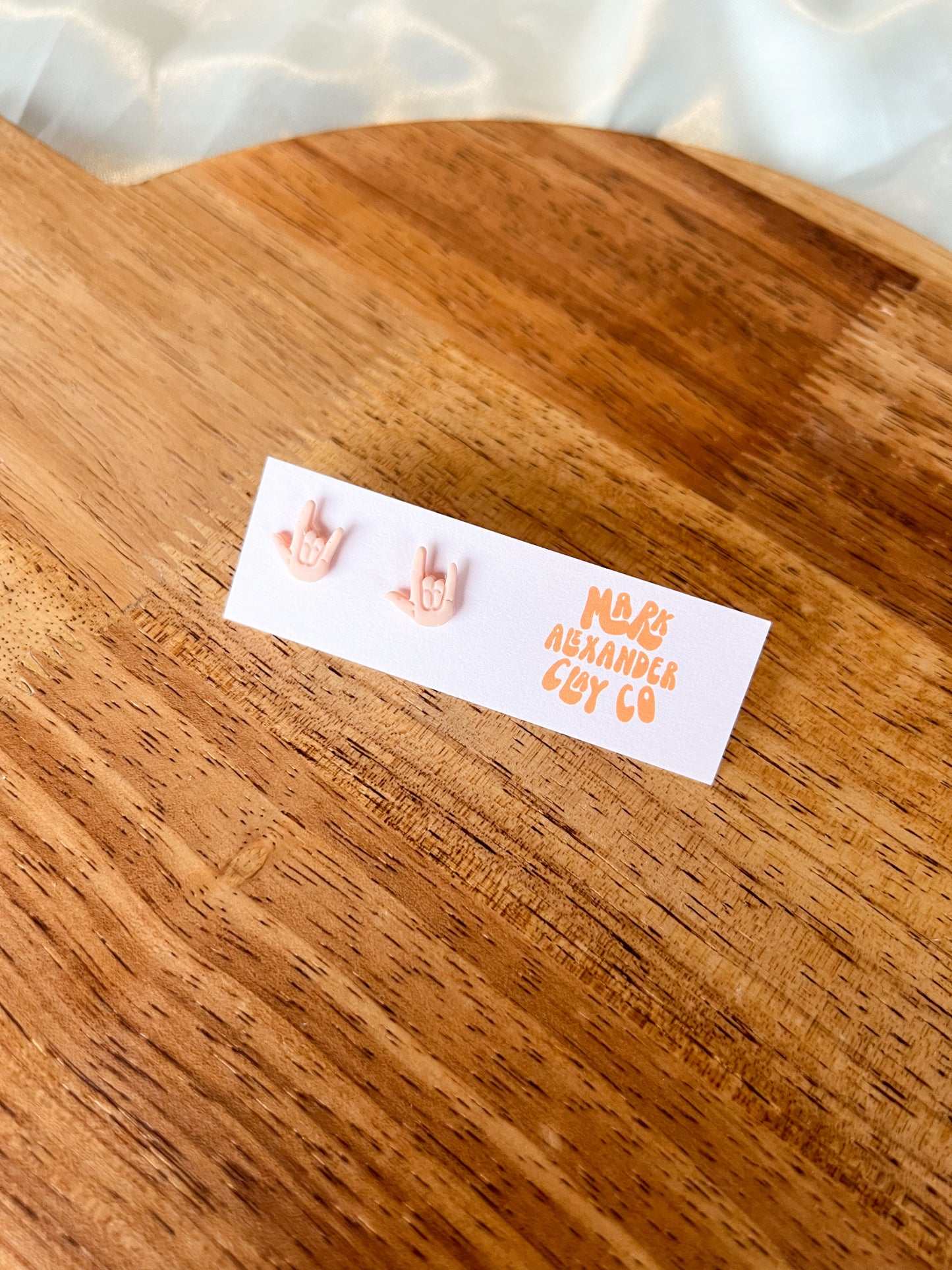 ILY Sign Language Studs