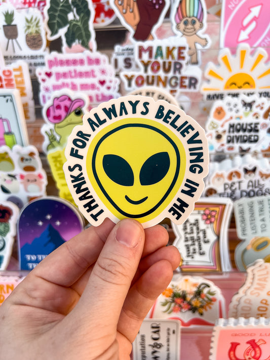 Alien Sticker