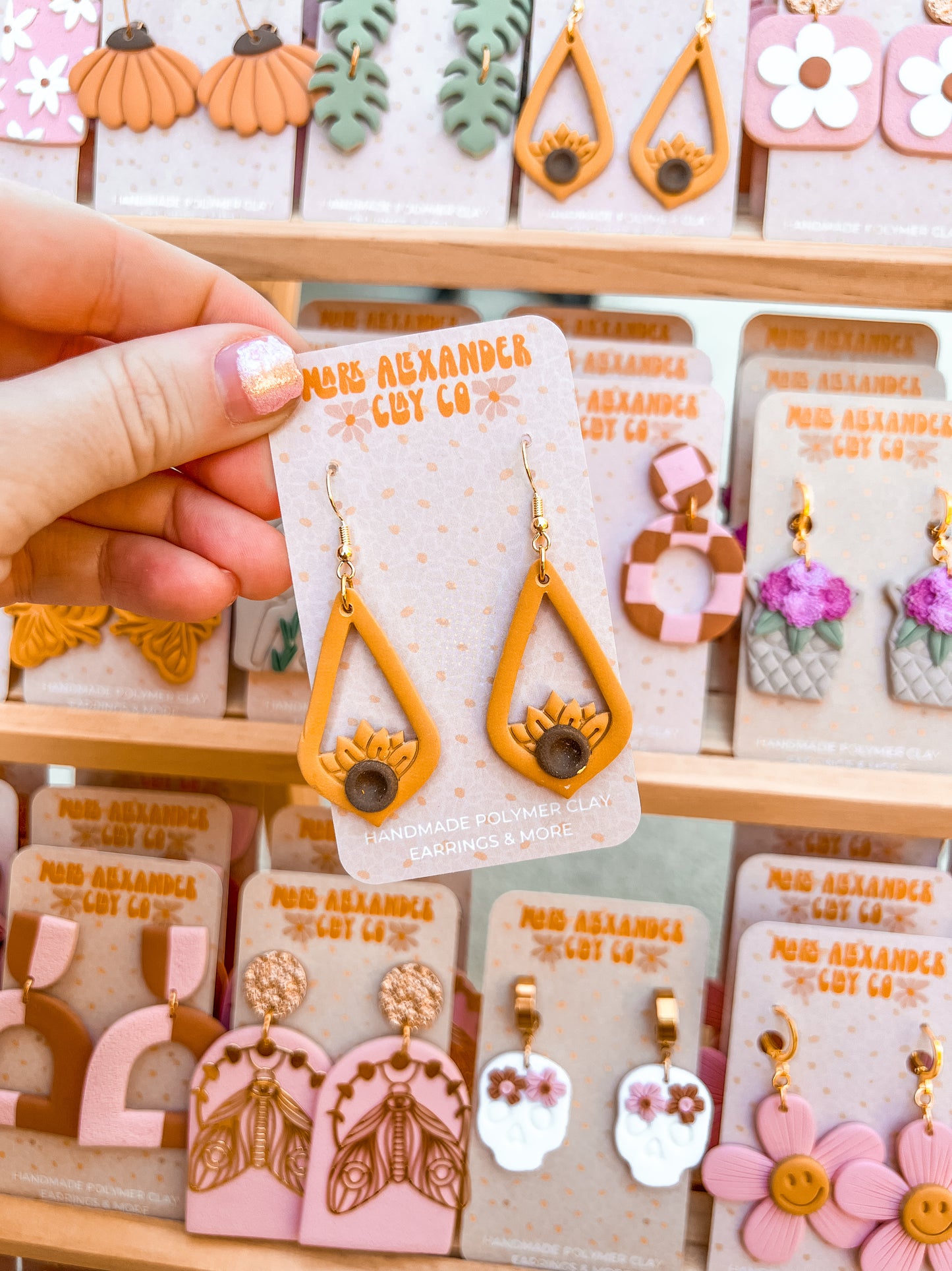 Sunflower Drop Dangles