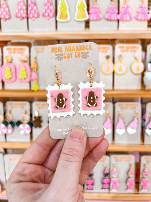 Gingerbread Stamp Huggies