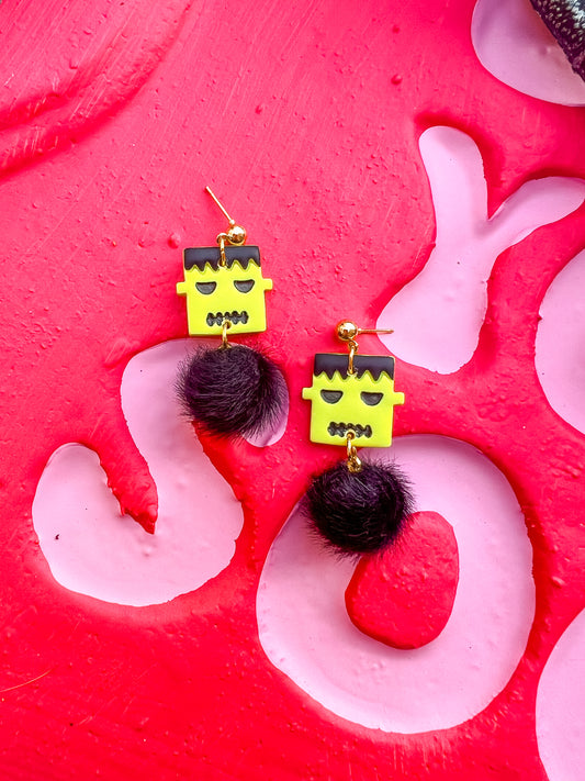 Frankenstein Puff Dangles