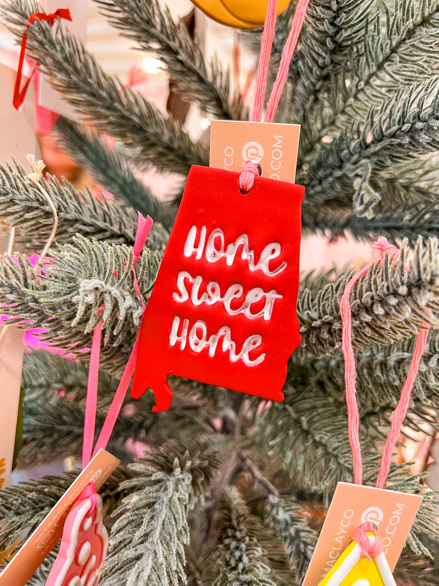 Alabama Home Sweet Home Ornament