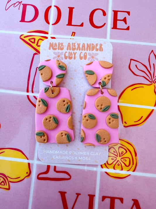 Multi Orange Dangles