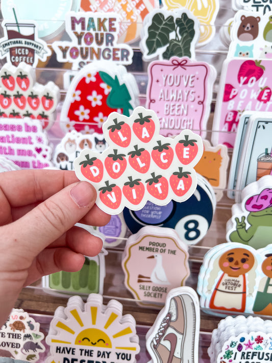 The Sweet Life Sticker