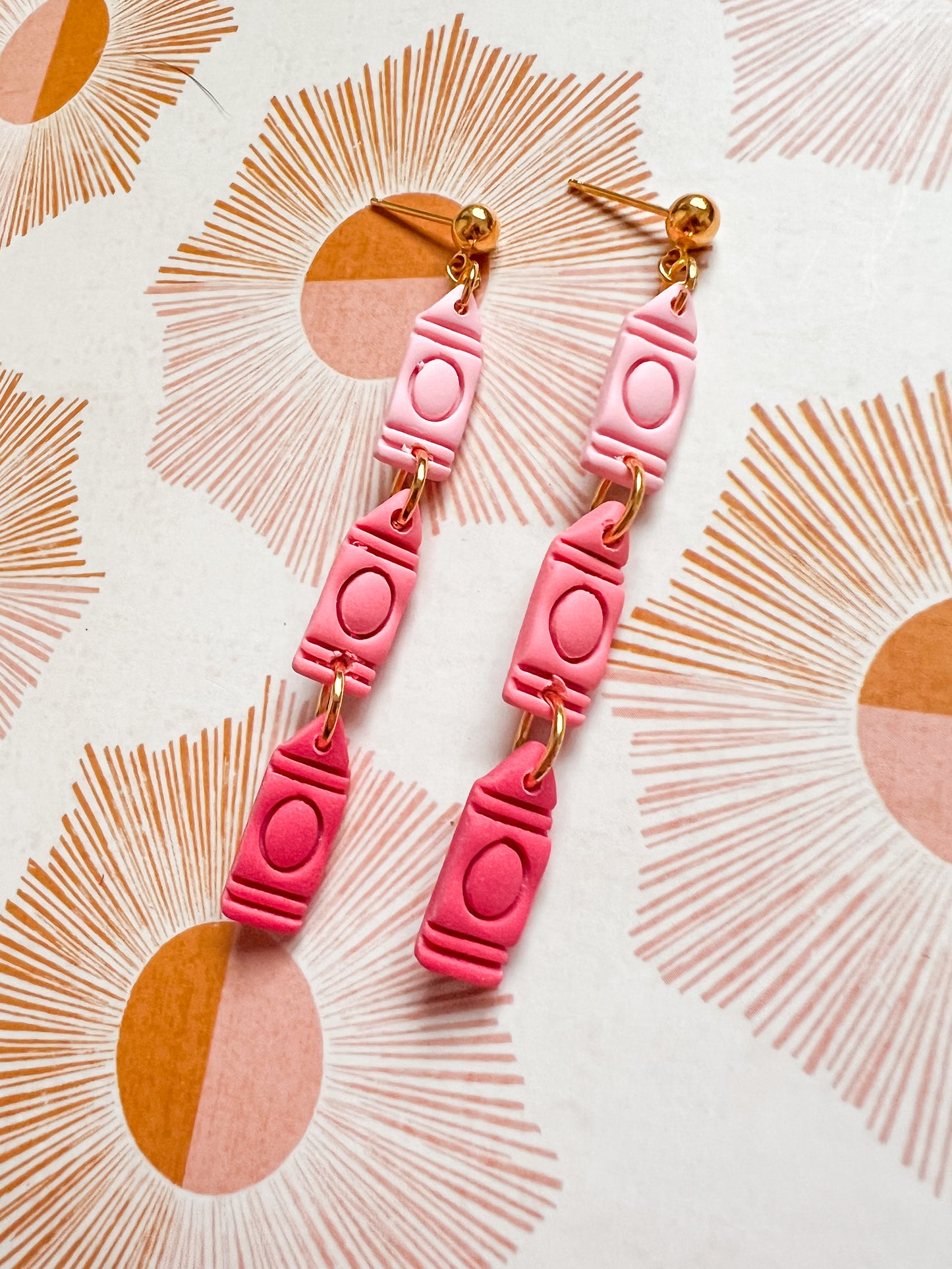 Stacked Crayon Dangles