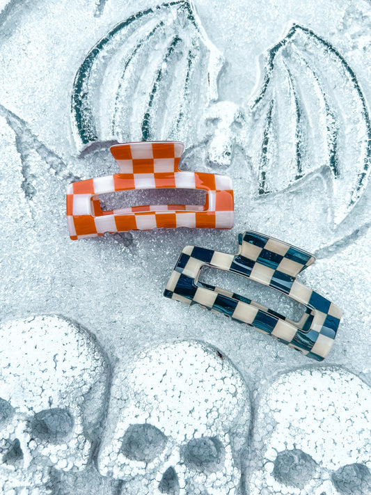 Checker Claw Hair Clip