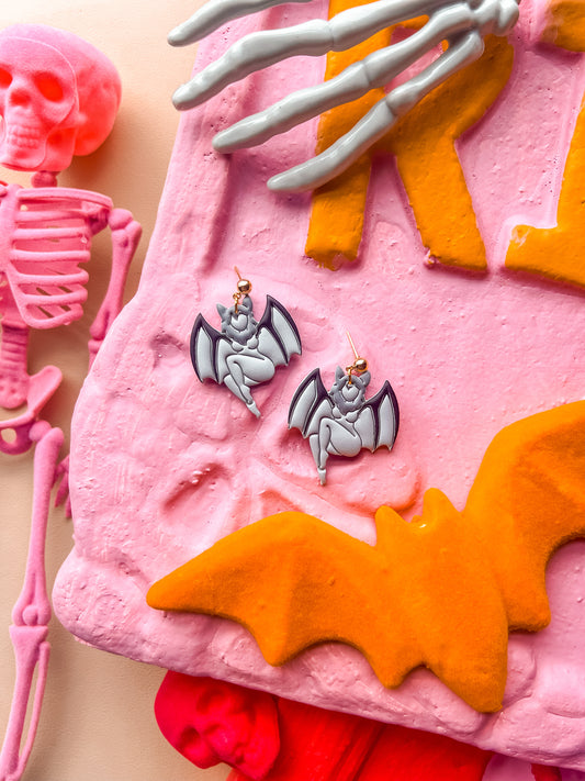 Bat Woman Dangles