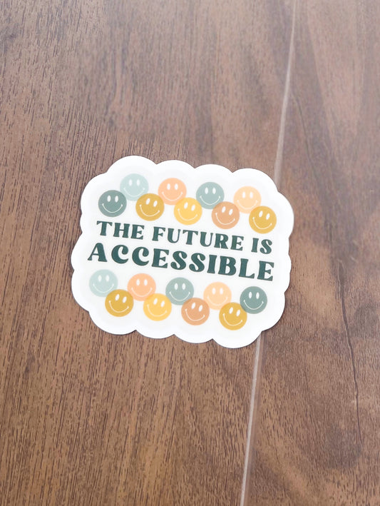 Future is Accessible Sticker