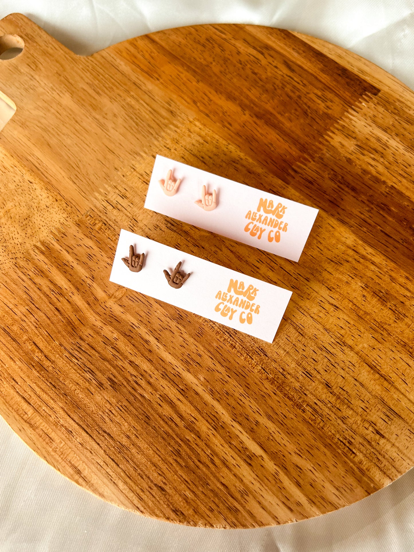 ILY Sign Language Studs