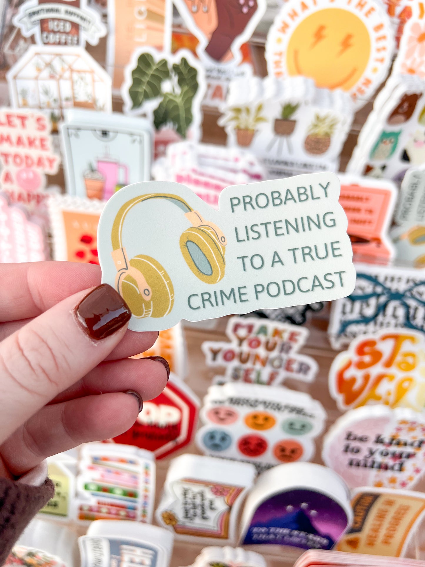 True Crime Podcast Sticker