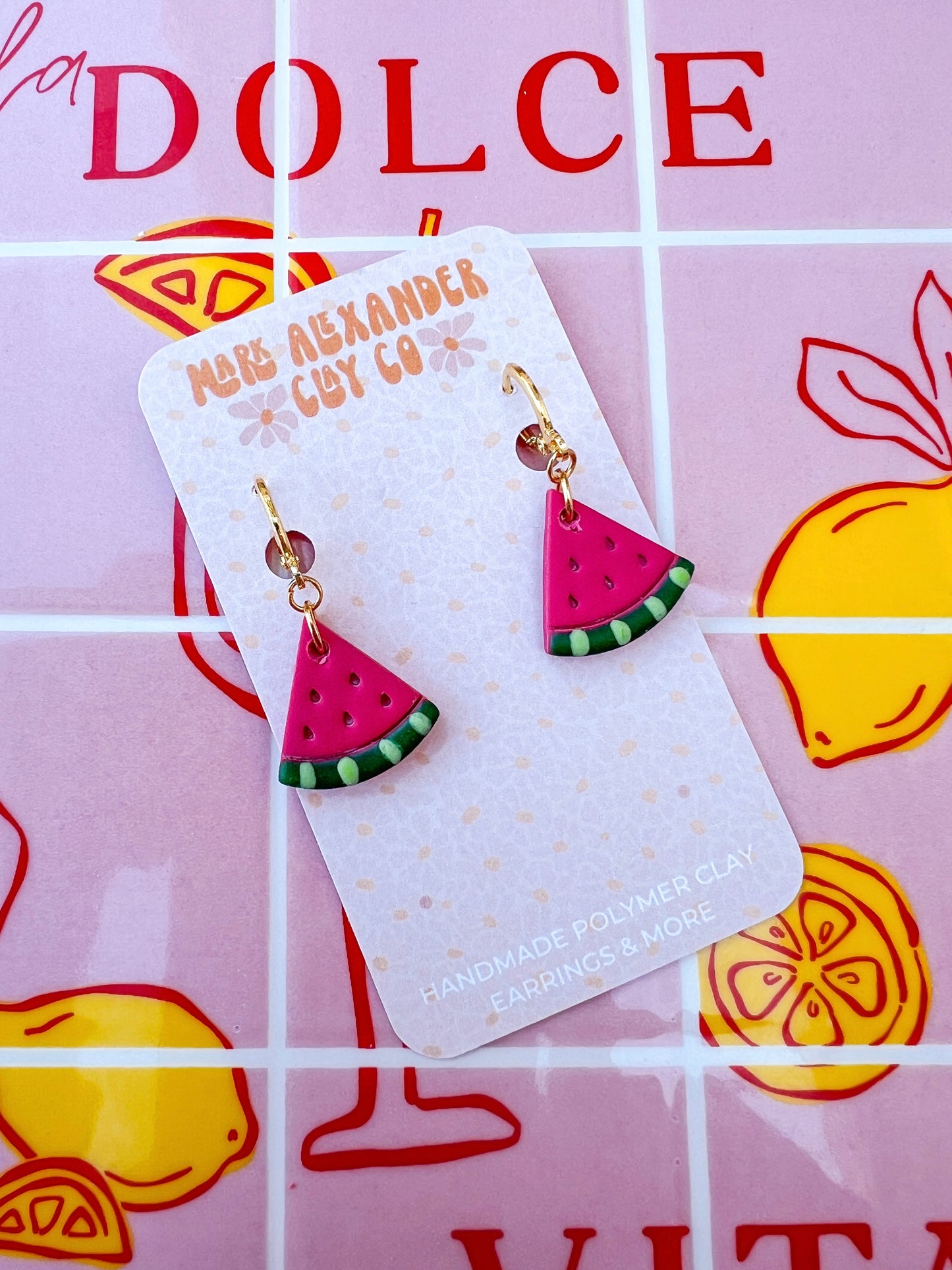 Watermelon Wedge Huggies