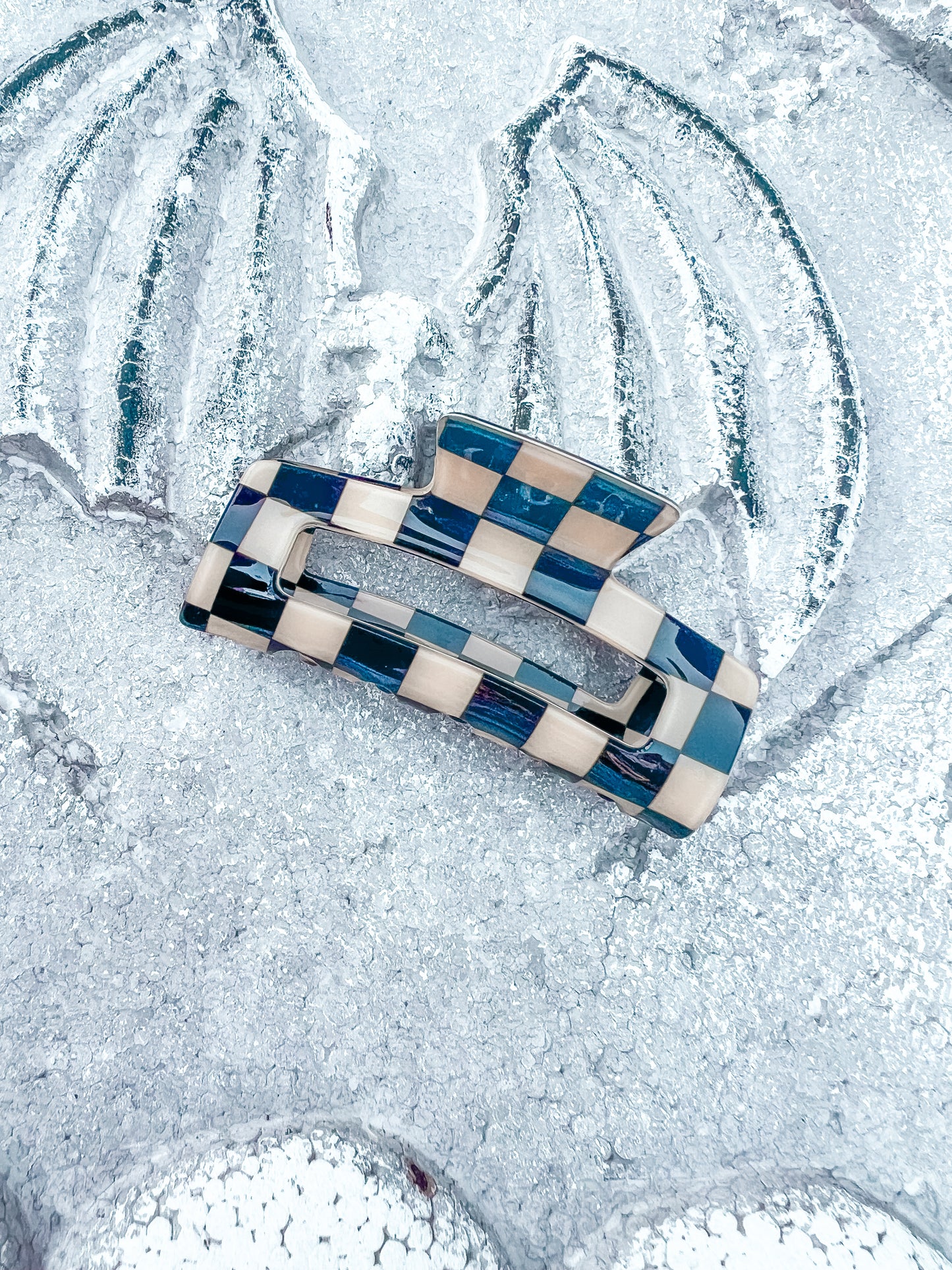 Checker Claw Hair Clip