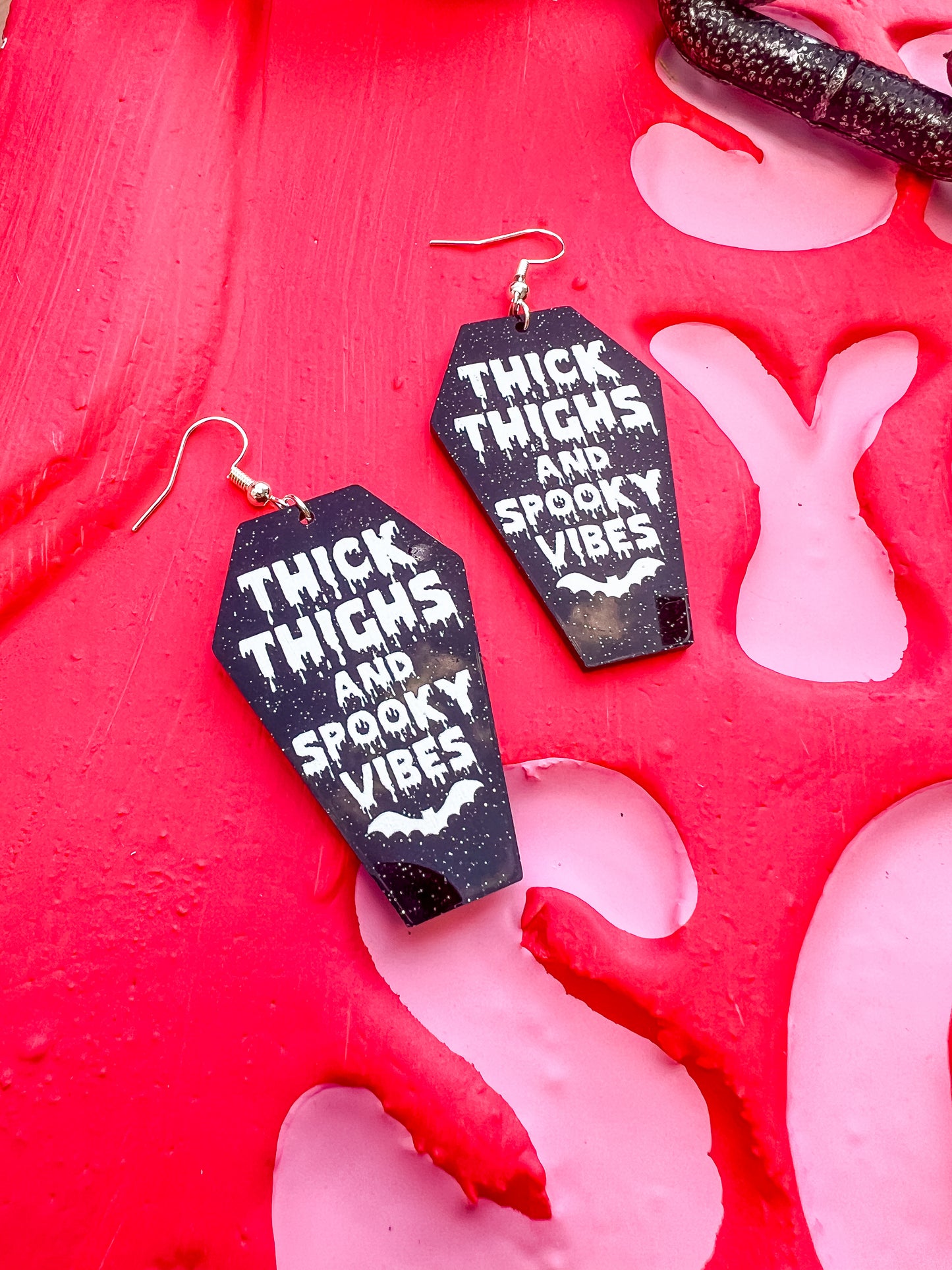 Thick Thighs & Spooky Vibes Dangles