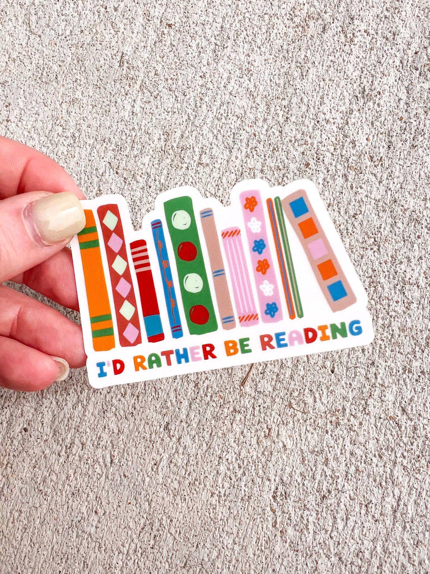 Rather Be Reading Sticker