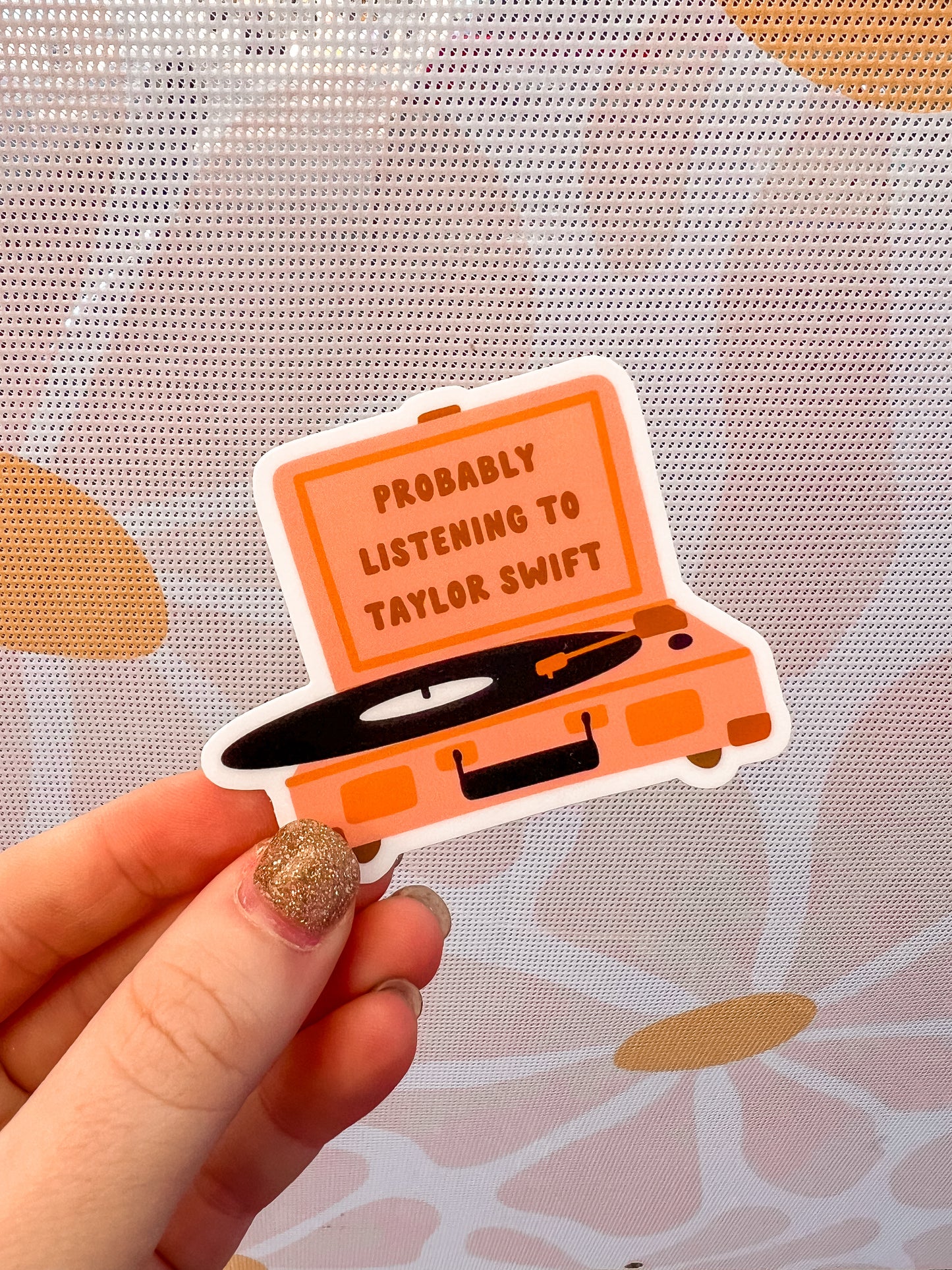 Listening To TS Sticker